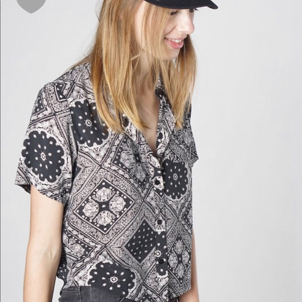 Madewell Inspired Handkerchief Button Down